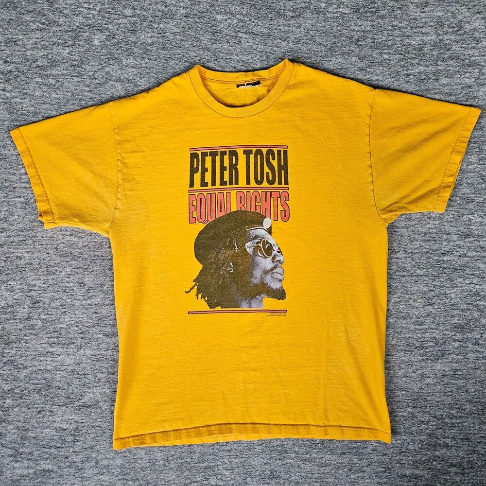 Vintage Y2K Peter Tosh Equal Rights 2003 Zion Rootswear T-Shirt Size Medium